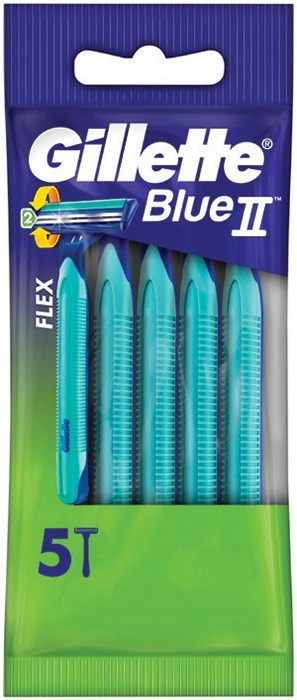 Gillette Blue II Plus Disposable Razors 5 Pack