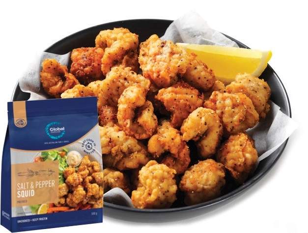 Global Seafoods Salt & Pepper Squid 500g