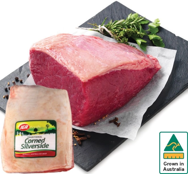 IGA Australian Beef Corned Silverside