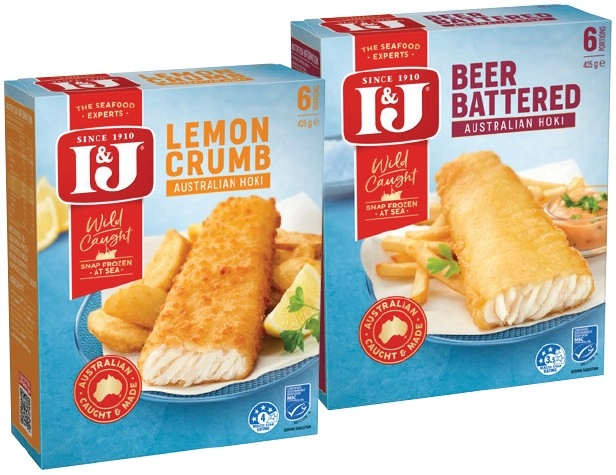 I&J Australian Wild Caught Hoki 425g Selected Varieties