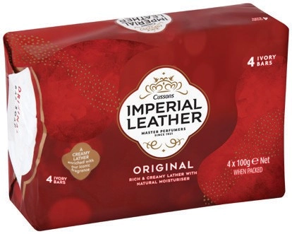 Imperial Leather Original Ivory Bar Soap 4x100g