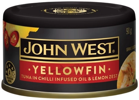 John West Yellowfin Tuna 90g Selected Varieties