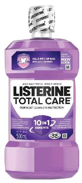 Listerine Total Care Mouthwash 500mL Selected Varieties