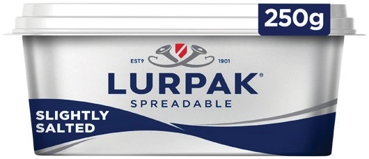 Lurpak Spreadable Salted or Lighter 250g