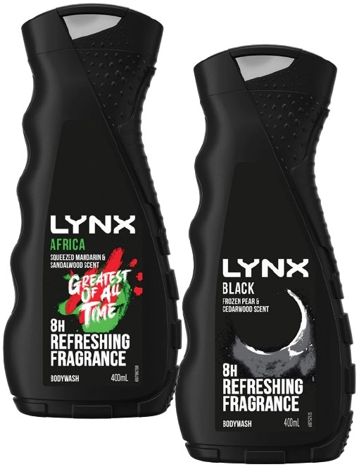 Lynx Bodywash 400mL Selected Varieties