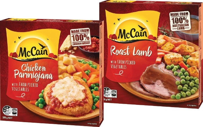 McCain Redbox Frozen Meal 310‑320g Selected Varieties