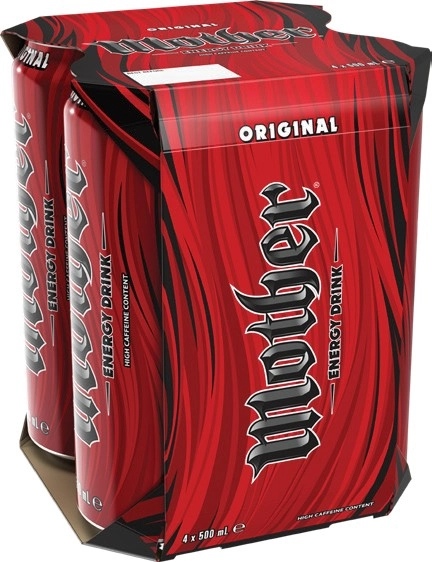 Mother Energy Drink 4x500mL Selected Varieties