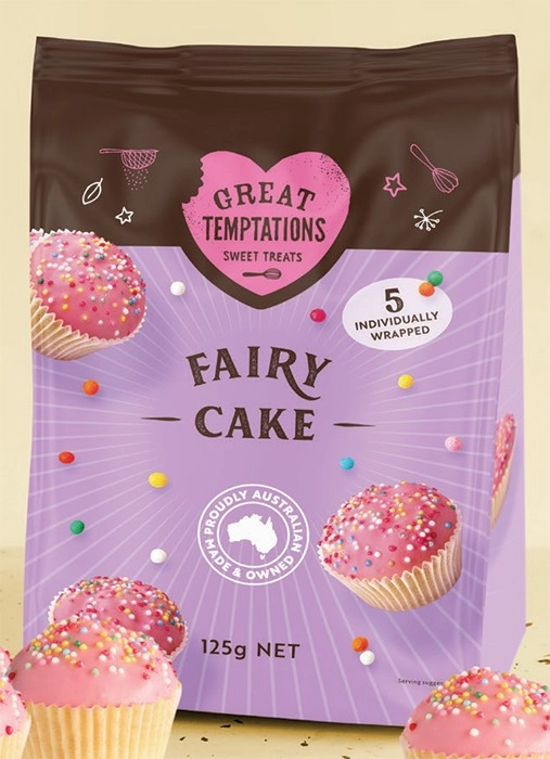 NEW Great Temptations Muffins or Mini Fairy Cupcakes 5 Pack Selected Varieties