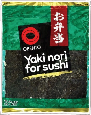 Obento Yaki Nori For Sushi 10 Sheets