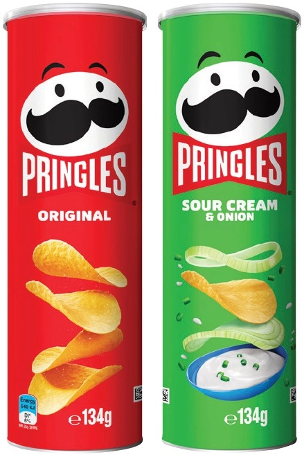 Pringles Chips 118‑134g Selected Varieties