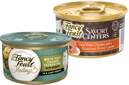 Purina Fancy Feast Medleys or Savory Centers Wet Cat Food 85g Selected Varieties