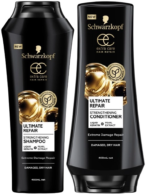 Schwarzkopf Extra Care Hair Repair Shampoo or Conditioner 400mL Selected Varieties