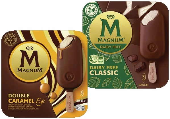 Streets Magnum Ice Cream Stick 3 Pack Selected Varieties