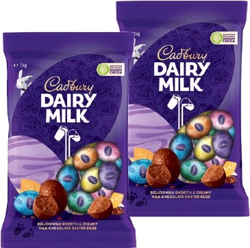 Cadbury Easter Egg Bag 110‑125g Selected Varieties*