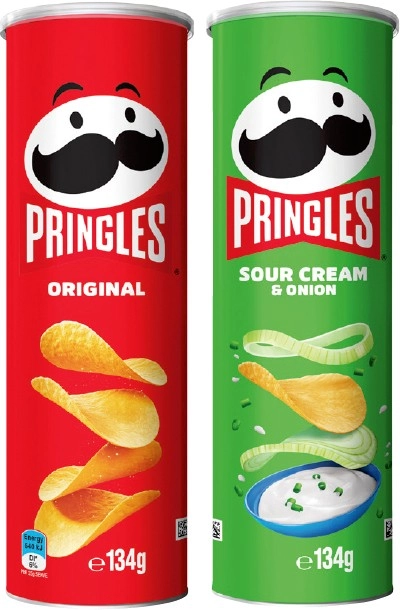 Pringles Chips 118‑134g Selected Varieties