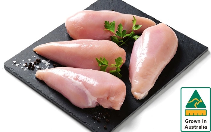 Australian Fresh Chicken Breast Skin Off