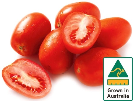 Australian Mini Roma Tomatoes 250g Pack