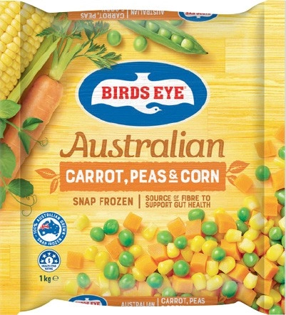 Birds Eye Snap Frozen Vegetables 1kg Selected Varieties