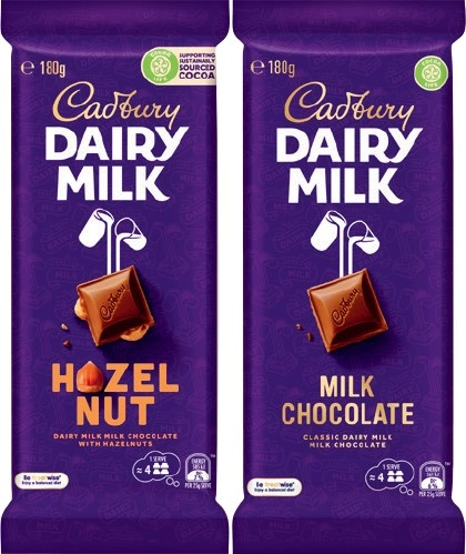 Cadbury Chocolate Block 150‑190g Selected Varieties