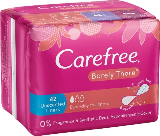 Carefree Barely There Unscented Liners 42 Pack*