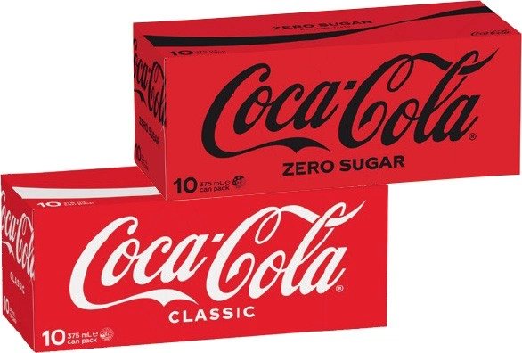 Coca‑Cola, Sprite, Fanta or Mount Franklin Lightly Sparkling 10x375mL Selected Varieties