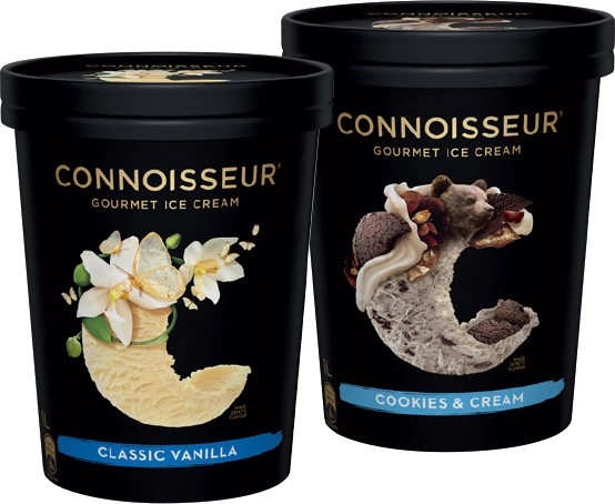 Connoisseur Gourmet Ice Cream 1 Litre Selected Varieties