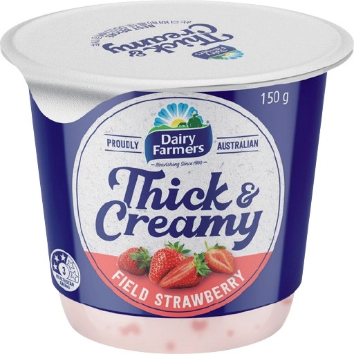 Dairy Farmers Thick & Creamy Yoghurt 140‑150g Selected Varieties