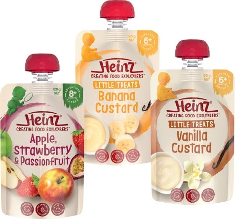 Heinz Baby Food Pouches 120g Selected Varieties