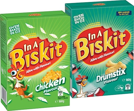 In A Biskit Flavoured Crackers 160g Selected Varieties