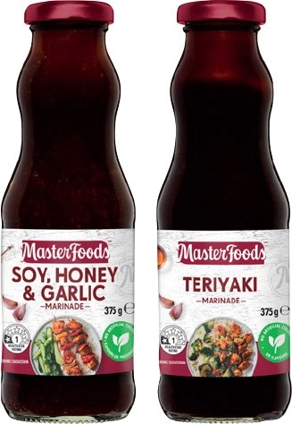 MasterFoods Marinade 375g Selected Varieties