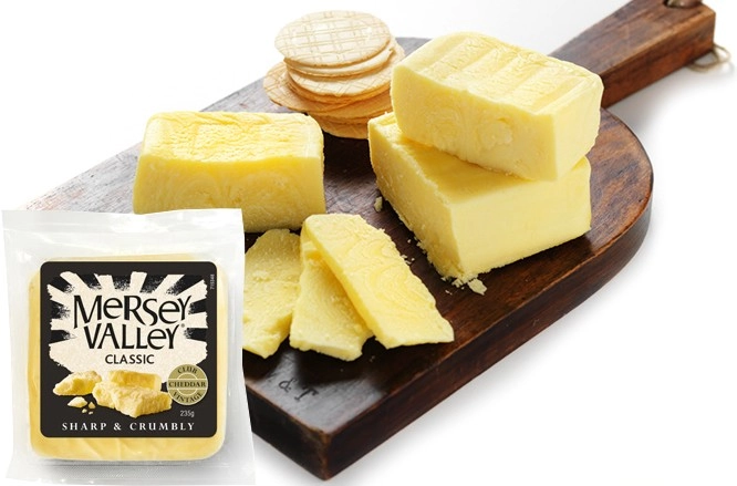 Mersey Valley Cheddar Cheese 235g Selected Varieties