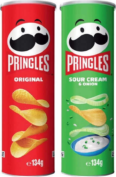 Pringles Chips 118‑134g Selected Varieties