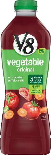 V8 Fruit & Vegetable Juice 1.25 Litre Selected Varieties