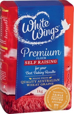 White Wings Premium Self Raising or Plain Flour 1kg