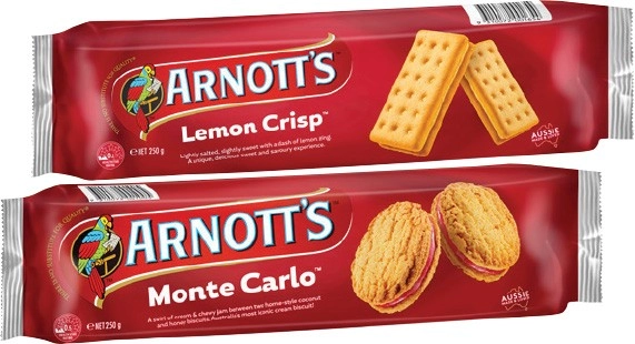 Arnott's Cream Biscuits 200‑250g Selected Varieties