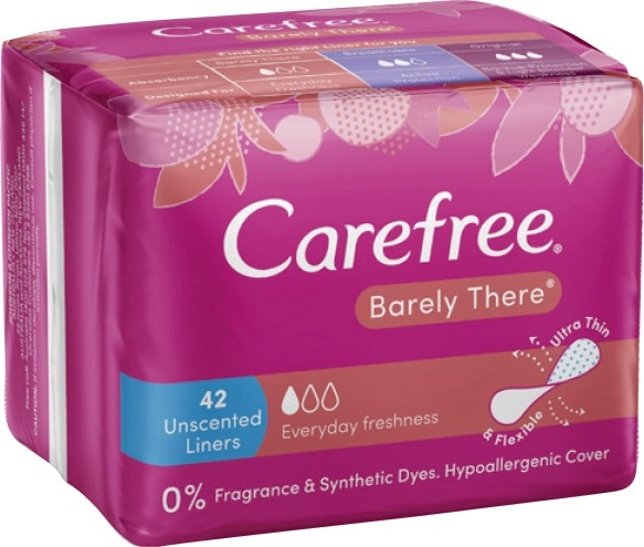 Carefree Barely There Unscented Liners 42 Pack*