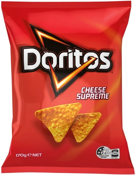 Doritos Corn Chips 150‑170g or Nobby's Beef Jerky 25g Selected Varieties