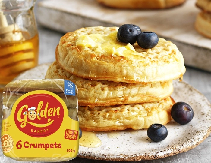 Golden Crumpet Rounds 6 Pack Selected Varieties