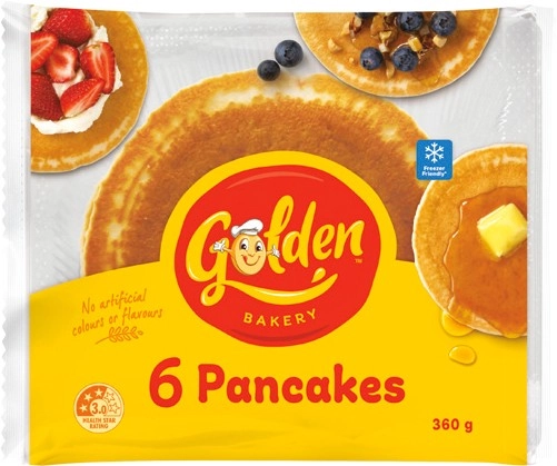 Golden Pancakes 6 Pack