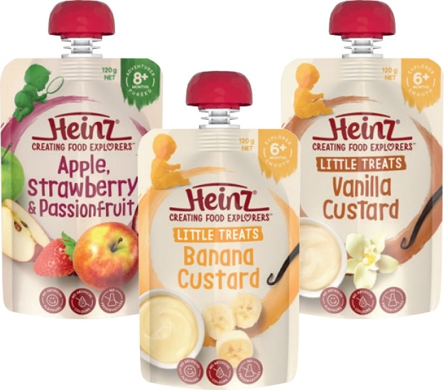 Heinz Baby Food Pouches 120g Selected Varieties