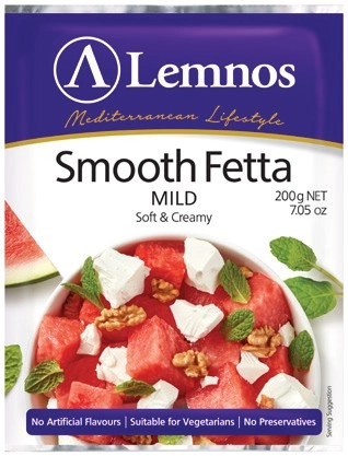 Lemnos Smooth Fetta 200g