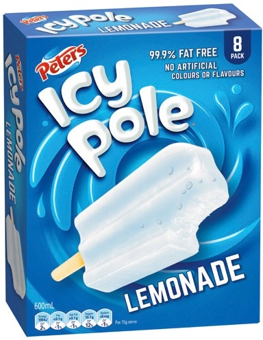 Peters Icy Pole 8 Pack Selected Varieties