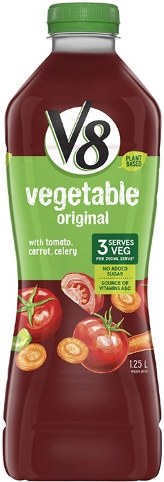 V8 Fruit & Vegetable Juice 1.25 Litre Selected Varieties