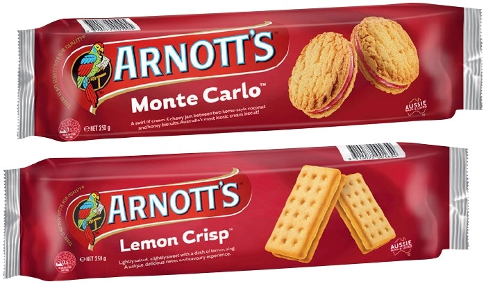 Arnott's Cream Biscuits 200‑250g Selected Varieties