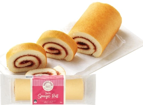 Baker’s Oven Jam or Chocolate Sponge Roll 400g