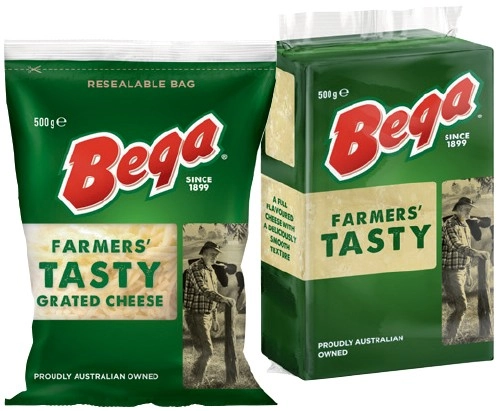 Bega Cheese Block 500g or Grated Cheese 500g Selected Varieties