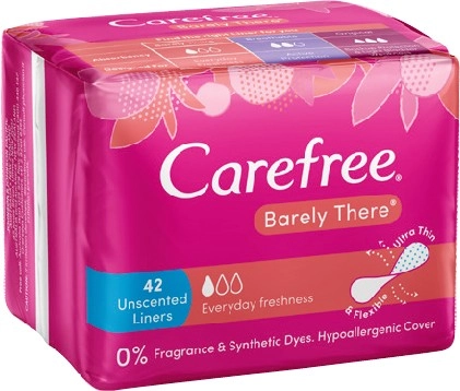 Carefree Barely There Unscented Liners 42 Pack*