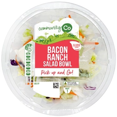 Community Co Bacon Ranch Salad Bowl 200g