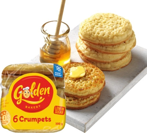 Golden Crumpet Rounds 6 Pack Selected Varieties