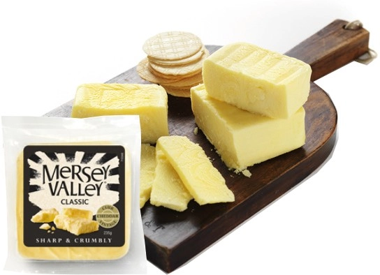 Mersey Valley Vintage Cheddar Cheese 235g Selected Varieties